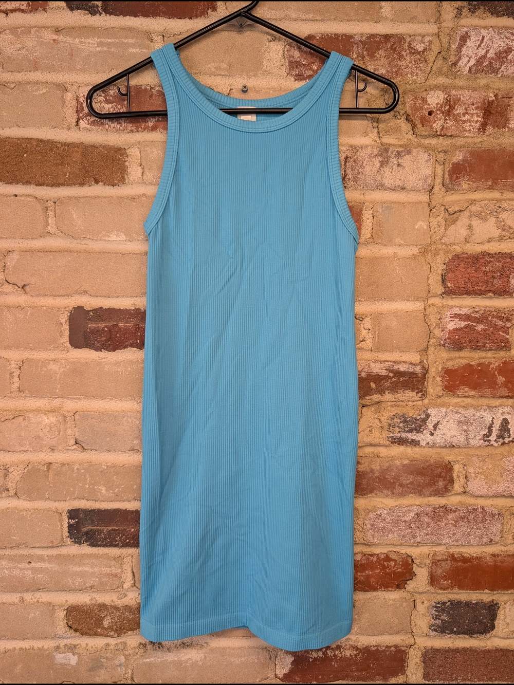 Nikibiki Light Blue Ribbed Mini Dress
